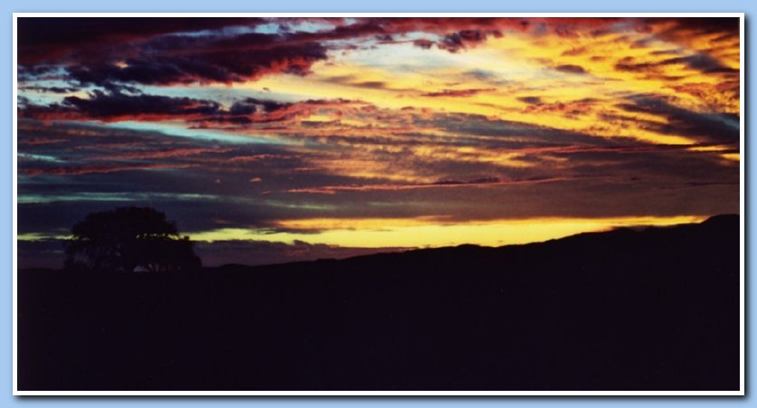 Namibian sunset